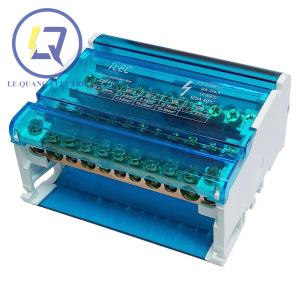 ILEC JDB-411: HỘP ĐẦU NỐI LOẠI 3 PHA 4 CỰC 125A 2 NGÕ VÀO 9 NGÕ RA