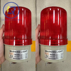 ILEC LTE6101J-12/24/220V: ĐÈN QUAY CÓ CÒI 12/24/220V